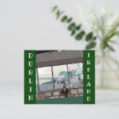 Dublin Ireland Airport briefkaart (Staand voorkant)