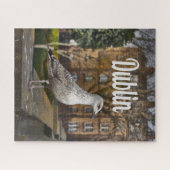 Dublin Ireland Bird on Brick Wall Legpuzzel (Horizontaal)