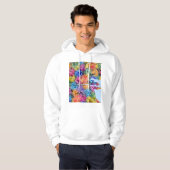 Dublin Ireland City Map Hoodie (Voorkant volledig)