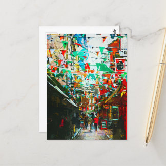 Dublin, Ireland City Street Scene Briefkaart