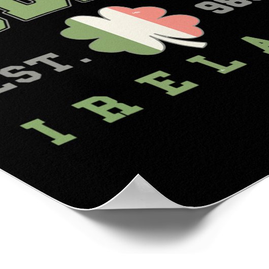 Dublin Ireland College University St. Patrick's Da Poster (Hoek)