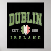 Dublin Ireland College University St. Patrick's Da Poster (Voorkant)