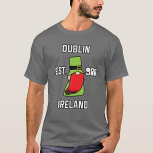 Dublin Ireland Est 988 Shamrock St. Patricks Day T-shirt