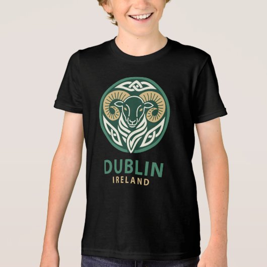 Dublin Ireland Europe Tri-Blend Shirt (Voorkant)