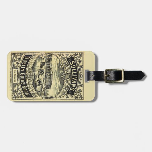 Dublin Ireland Guide Book Bagagelabel (Voorkant horizontaal)