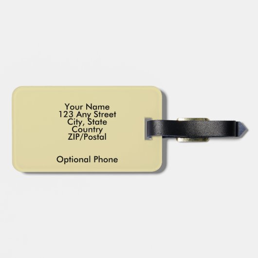 Dublin Ireland Guide Book Bagagelabel (Achterkant horizontaal)