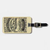 Dublin Ireland Guide Book Personalized Bagagelabel (Voorkant horizontaal)