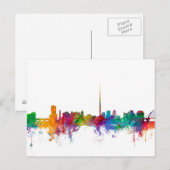 Dublin Ireland Skyline Briefkaart (Voorkant / Achterkant)