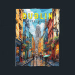 Dublin Ireland Travel Art Vintage Fleece Deken<br><div class="desc">Dublin retro vector reisontwerp. De historische gebouwen omvatten het kasteel van Dublin,  daterend uit de 13e eeuw,  en de imposante St Patrick's Cathedral,  opgericht in 1191.</div>