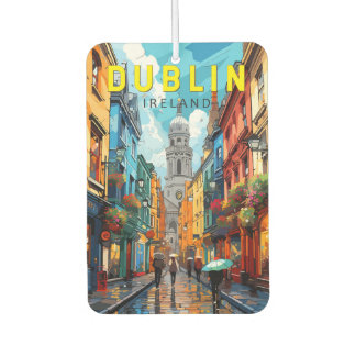 Dublin Ireland Travel Art Vintage Luchtverfrisser