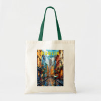 Dublin Ireland Travel Art Vintage