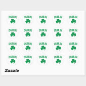 Dublin Irish Ronde Sticker (Vel)