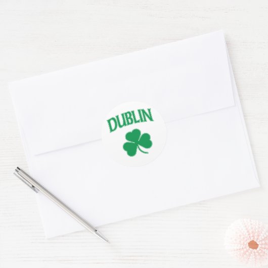 Dublin Irish Ronde Sticker (Envelop)