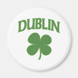 Dublin Irish Shamrock Magneet