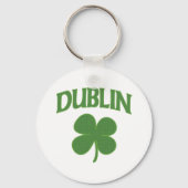 Dublin Irish Shamrock Sleutelhanger (Voorkant)