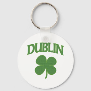 Dublin Irish Shamrock Sleutelhanger