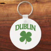 Dublin Irish Shamrock Sleutelhanger (Voorkant)