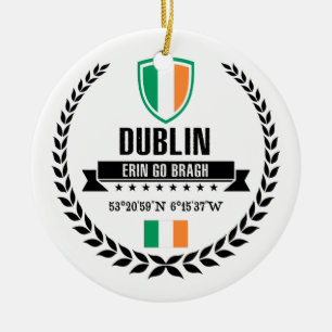 Dublin Keramisch Ornament