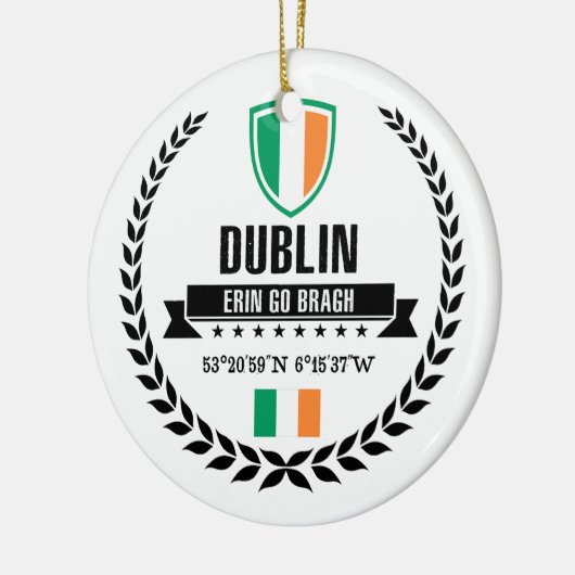 Dublin Keramisch Ornament (Links)