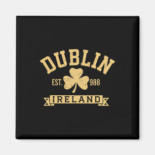 Dublin Klaverblad Ierland Shamrock Est 988 St Pat Magneet