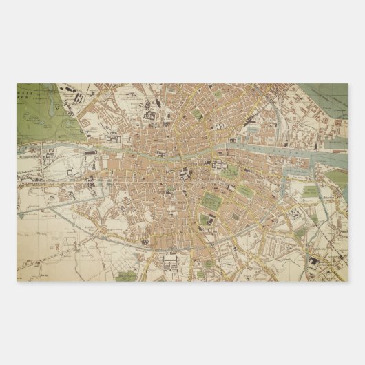Dublin Map Sticker (Voorkant)