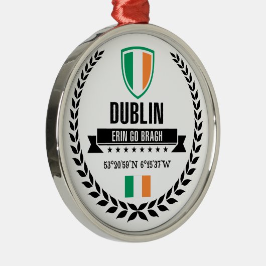 Dublin Metalen Ornament (Rechts)