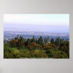 Dublin Mountains, landschap in Ierland Poster
