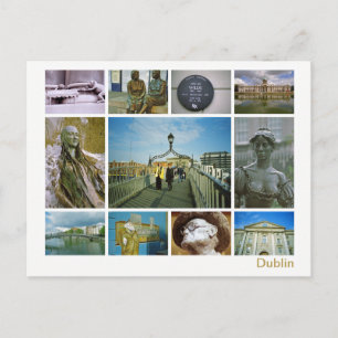 Dublin multi-afbeelding briefkaart