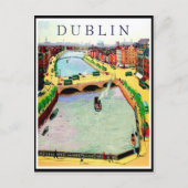 Dublin, O'Connell-brug over de Liffey Briefkaart (Voorkant)
