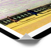 Dublin, O'Connell-brug over de Liffey Poster (Hoek)