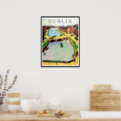 Dublin, O'Connell-brug over de rivier Liffey Poster (Keuken)