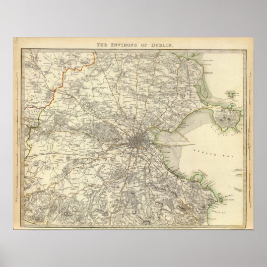 Dublin-omgevingen Poster (Voorkant)