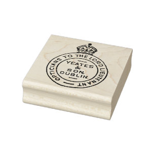 Dublin Optician Royal Seal Art Stamp Rubberstempel