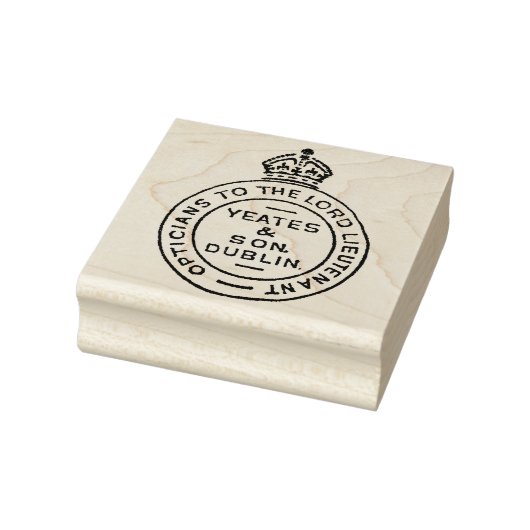 Dublin Optician Royal Seal  Art Stamp Rubberstempel (Stempel)