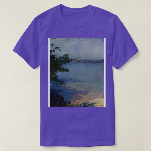 Dublin Pond New Hampshire beroemd gemaakt door Abb T-shirt (Design voorkant)