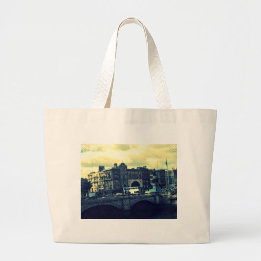 Dublin Pop Art Grote Tote Bag (Voorkant)