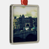 Dublin Pop Art Metalen Ornament (Rechts)