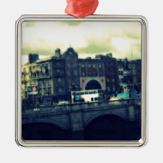 Dublin Pop Art Metalen Ornament (Voorkant)