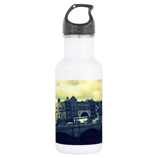 Dublin Pop Art Waterfles (Voorkant)