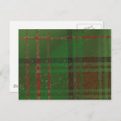 Dublin Pset Tartan Briefkaart (Voorkant / Achterkant)