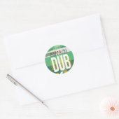 Dublin - Reis Tag Ronde Sticker (Envelop)