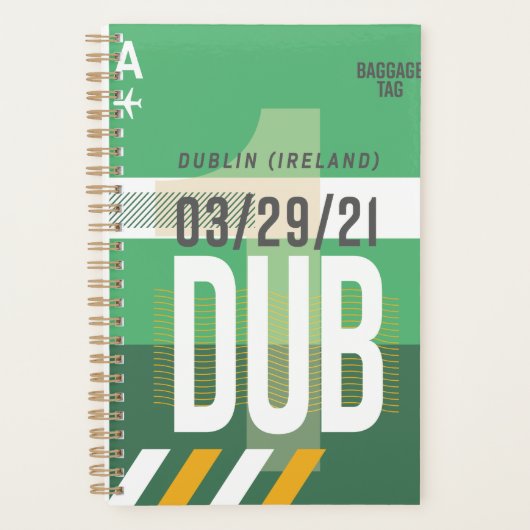 Dublin - Reisplanner 2026 Planner (Voorkant)