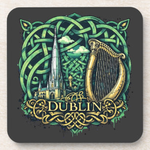 Dublin Republiek Ierland Bier Onderzetter