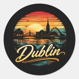 Dublin Ronde Sticker