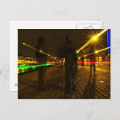 Dublin 's nachts briefkaart (Voorkant / Achterkant)