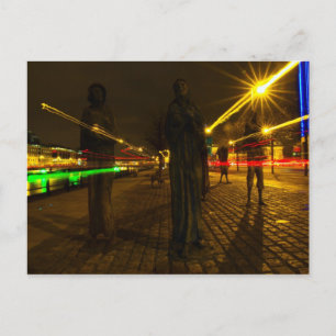 Dublin 's nachts briefkaart