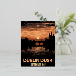 Dublin Schemering: Boeiende Schemerlandschappen Folie Feestdagen Briefkaart