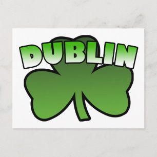 Dublin Shamrock Briefkaart