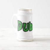 Dublin Skull Beer Stein Bierpul (Voorkant links)