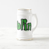 Dublin Skull Beer Stein Bierpul (Voorkant rechts)